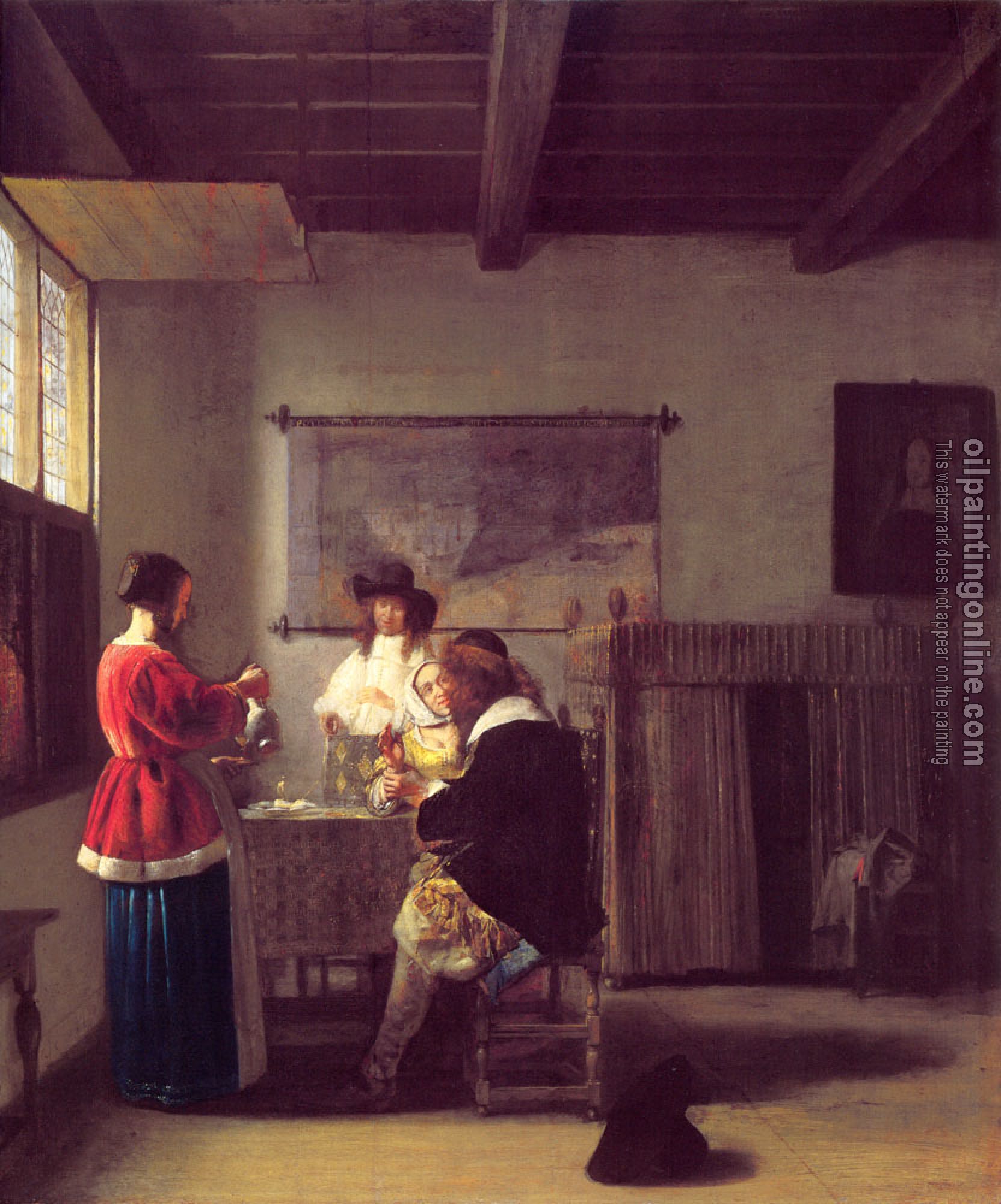 Pieter de Hooch - The Visit